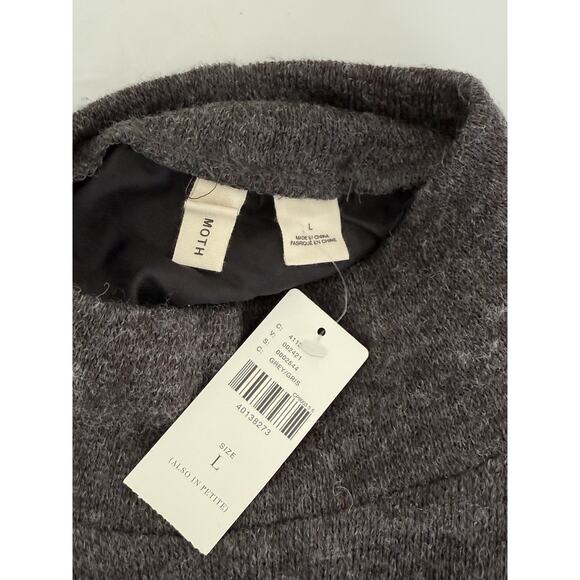 NWT Anthropologie Moth Sleeveless Pullover Sweater Tank Lace Back Women’s Size L - Picture 3 of 10